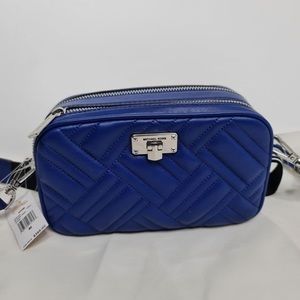 Michael Kors Peyton Camera Crossbody in Cobalt